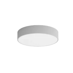 Deckenlampe Cleo 400, grau, Sensor, IP20, Ø 40 cm, Metall