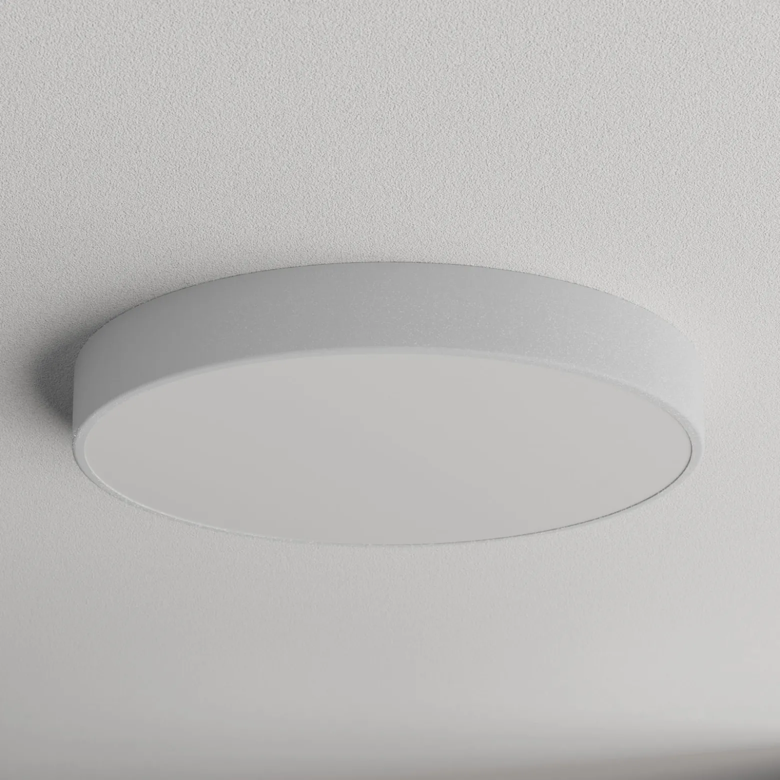 Deckenlampe Cleo 600, grau, Sensor, IP20, Ø 60 cm, Metall