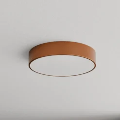 Deckenlampe Cleo 400, kupfer, Sensor, IP20, Ø 40 cm, Metall