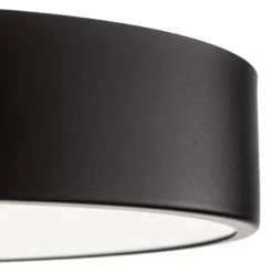 Deckenlampe Cleo 400, schwarz, Sensor, IP20, Ø 40 cm, Metall