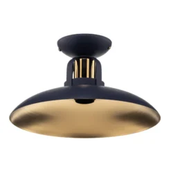 Deckenlampe Felix, blau/gold