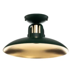 Deckenlampe Felix, grün/gold