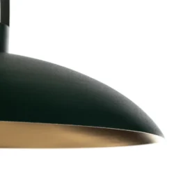 Deckenlampe Felix, grün/gold