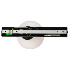 Deckenlampe Fit, schwarz/opal, einflammig