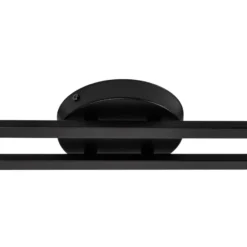 Deckenlampe Fragment, schwarz, Länge 86 cm, Metall, 4-flg.