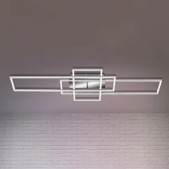 Deckenlampe Frame Rechteck 3-flammig CCT aluminium