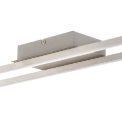 Deckenlampe Frame, 3-stufig-dimmbar, alu, 110x12cm