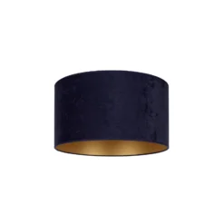 Deckenlampe Golden Roller Ø 40cm dunkelblau/gold