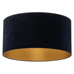 Deckenlampe Golden Roller Ø 60cm dunkelblau/gold