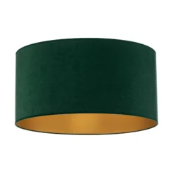 Deckenlampe Golden Roller Ø 60cm dunkelgrün/gold