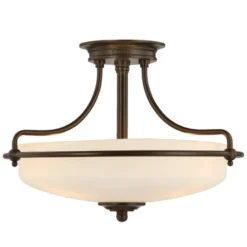 Deckenlampe Griffin, Ø 43 cm, bronze