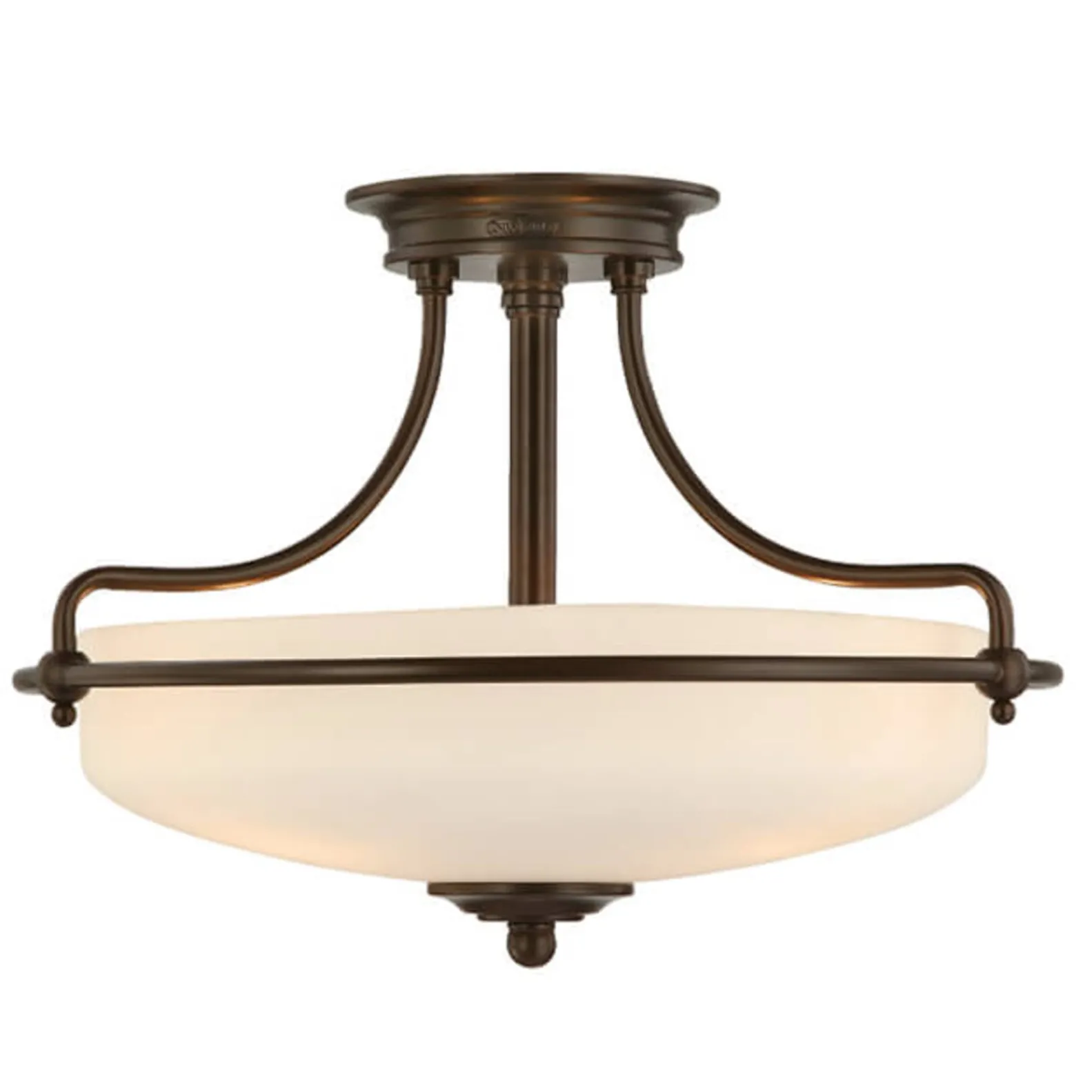 Deckenlampe Griffin, Ø 43 cm, bronze
