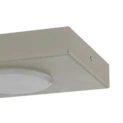 Deckenlampe Hero grau-beige, 4-fl., 75 x 12 cm, Metall, GX53