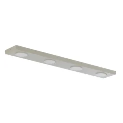 Deckenlampe Hero grau-beige, 4-fl., 75 x 12 cm, Metall, GX53