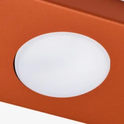 Deckenlampe Hero, rot, 2fl., 35 x 12 cm, Metall, GX53