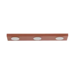 Deckenlampe Hero, rot, 55 x 12 cm, 3-fl., Metall, GX53