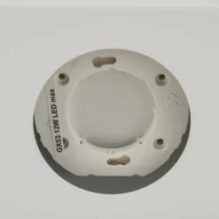 Deckenlampe Hero, weiß, 55 x 12 cm, 3-fl., Metall, GX53
