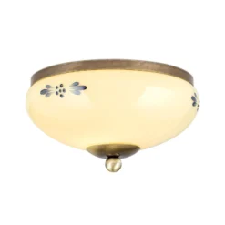 Deckenlampe Landhaus Patina creme blau Ø 21 cm