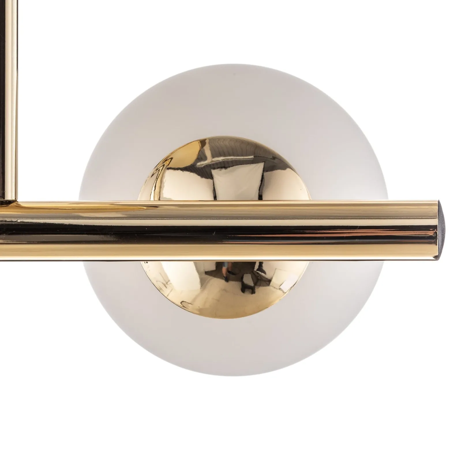Deckenlampe Linea, gold, zweiflammig