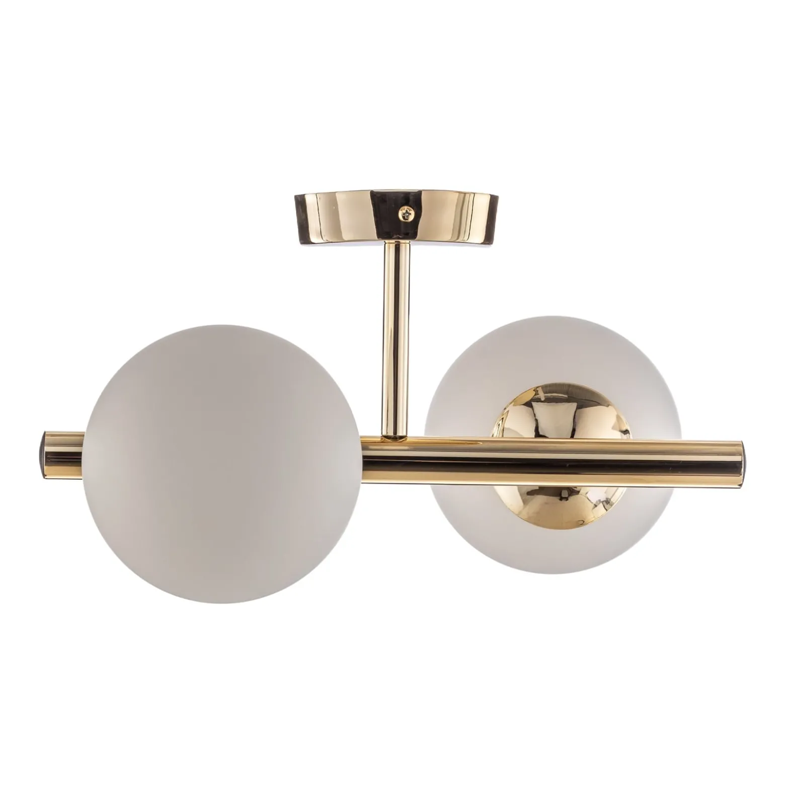 Deckenlampe Linea, gold, zweiflammig