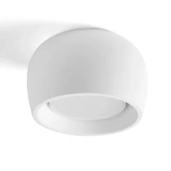 Deckenlampe Mysia, weiß, Gips, Ø 11 cm, GX53