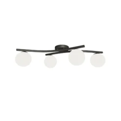 Deckenlampe Opus, Länge 85 cm, opal, Länge 84 cm, 4-flg.