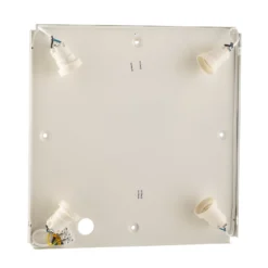 Deckenlampe Oro aus Stahl und Glas, schwarz, 35cm