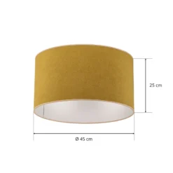 Deckenlampe Pastell Roller Ø 45cm senf