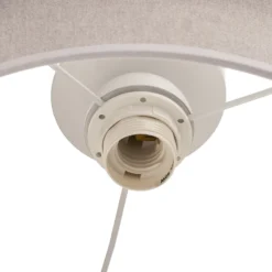 Deckenlampe Pastell Trio Ø 45cm pink/grau/hellgrau