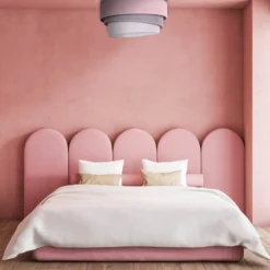 Deckenlampe Pastell Trio Ø 60cm pink/grau/hellgrau