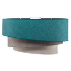 Deckenlampe Pastell Trio 60cm türkis/grau/hellgrau