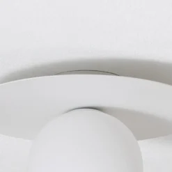 Deckenlampe Pixie, weiß, Glas, Ø 25 cm, Kugel, G9