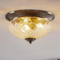 Deckenlampe Plantation nickel antik, 40,6cm