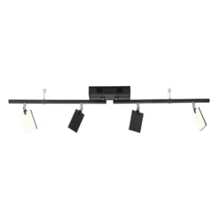 Deckenlampe PURE Mira, black pearl, 4-flg., Remote, CCT