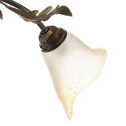 Deckenlampe Quercia 3-flammig creme/bronze/grün