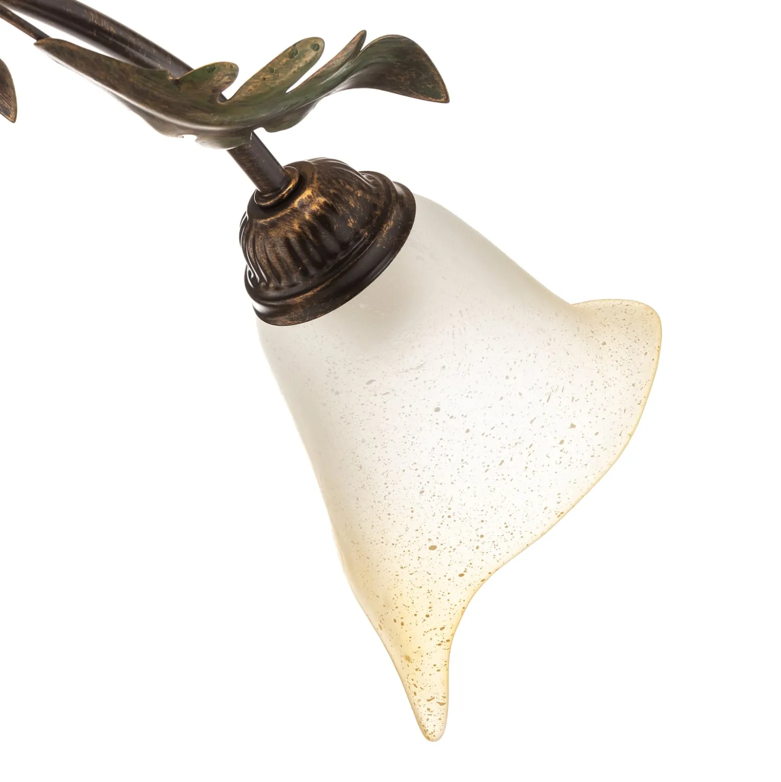 Deckenlampe Quercia 3-flammig creme/bronze/grün
