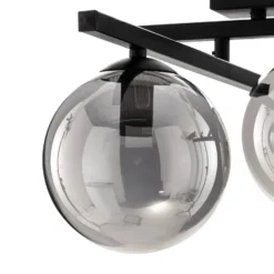Deckenlampe Smart, schwarz/grafit, 3-flammig