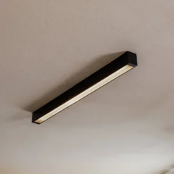 Deckenlampe Straight schwarz 92 cm