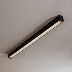 Deckenlampe Straight schwarz 122 cm