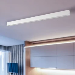 Deckenlampe Straight weiß 122 cm