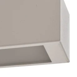 Deckenlampe Straight, weiß, 92 cm, Metall, Kunststoff