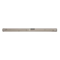 Deckenlampe Straight, weiß, 92 cm, Metall, Kunststoff