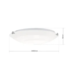 Deckenleuchte Ada aus Glas, Ø 40 cm