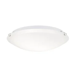 Deckenleuchte Agada, Opalglas, Chrom, 40 cm