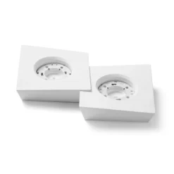 Deckenleuchte Anchise, 2-flg., 23,5 cm, weiß, Gips, GX53
