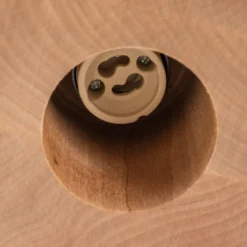 Deckenleuchte Ara als Würfel aus Holz