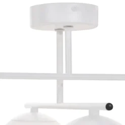 Deckenleuchte Aurora, weiß, Ø 50 cm, 4-flammig, Glas, E14