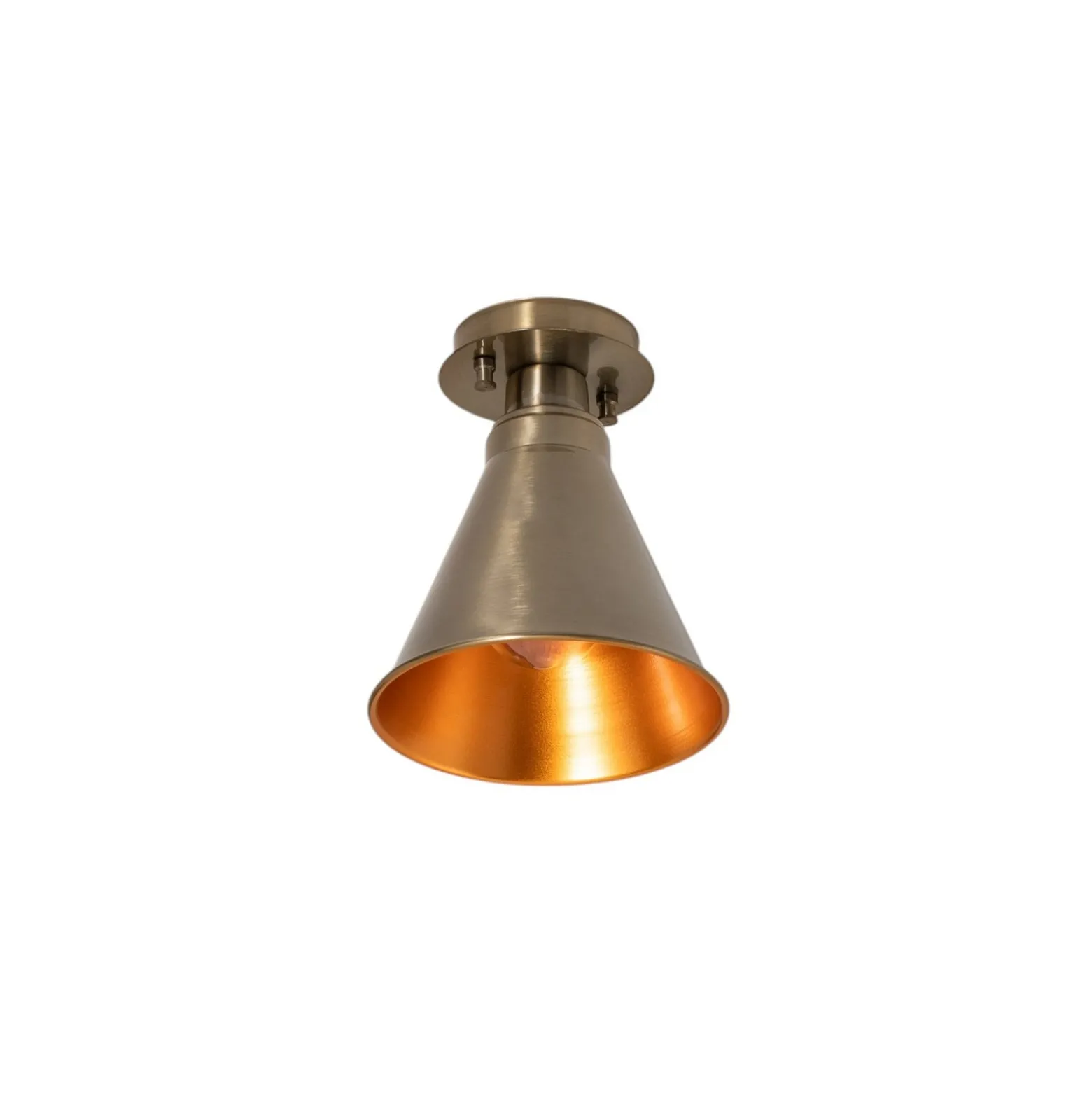 Deckenleuchte Berceste N-679, kupfer antik, Metall, Ø 20 cm
