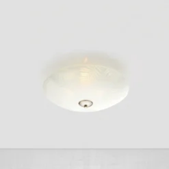 Deckenleuchte Blad aus Glas, Ø 35 cm