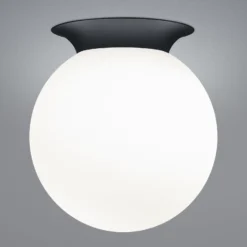 Deckenleuchte Blob, Kugelschirm Opalglas, Ø 25 cm